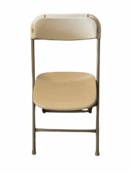 Beige Plastic Chair